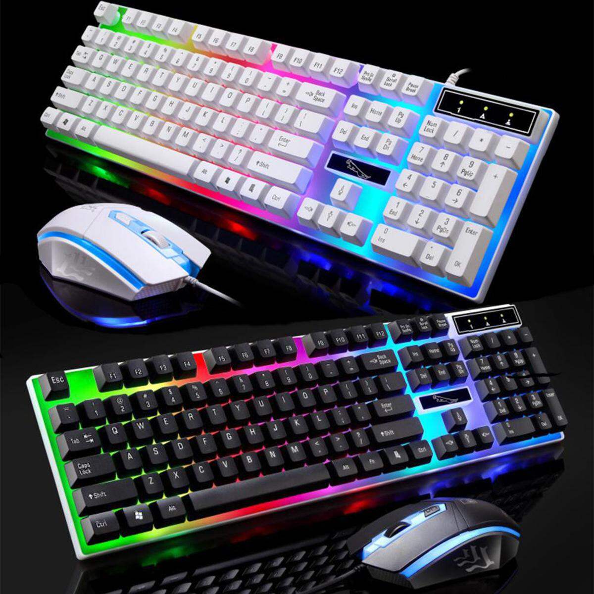 Premium Quality - Rgb Gaming Keyboard Mouse Combo G21-B Rgb Keyboard Rgb Gaming Mouse - Elevate Your Gaming Setup With High-Quality Gear