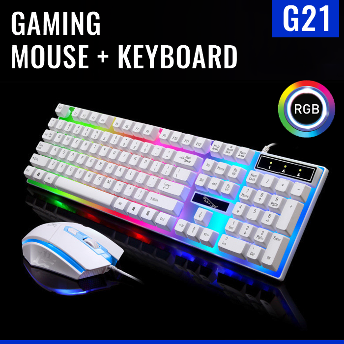 Premium Quality - Rgb Gaming Keyboard Mouse Combo G21-B Rgb Keyboard Rgb Gaming Mouse - Elevate Your Gaming Setup With High-Quality Gear - Image 2